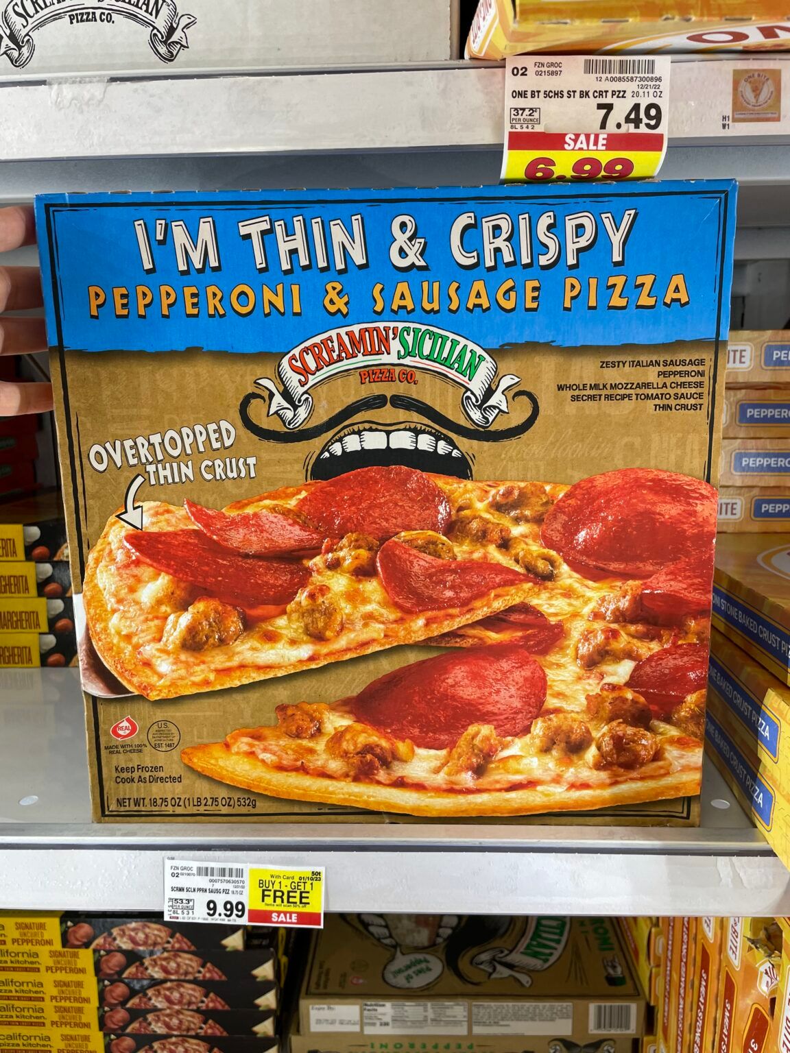 Screamin' Sicilian Pizzas are $3.99 each at Kroger! (Reg Price $9.99 ...