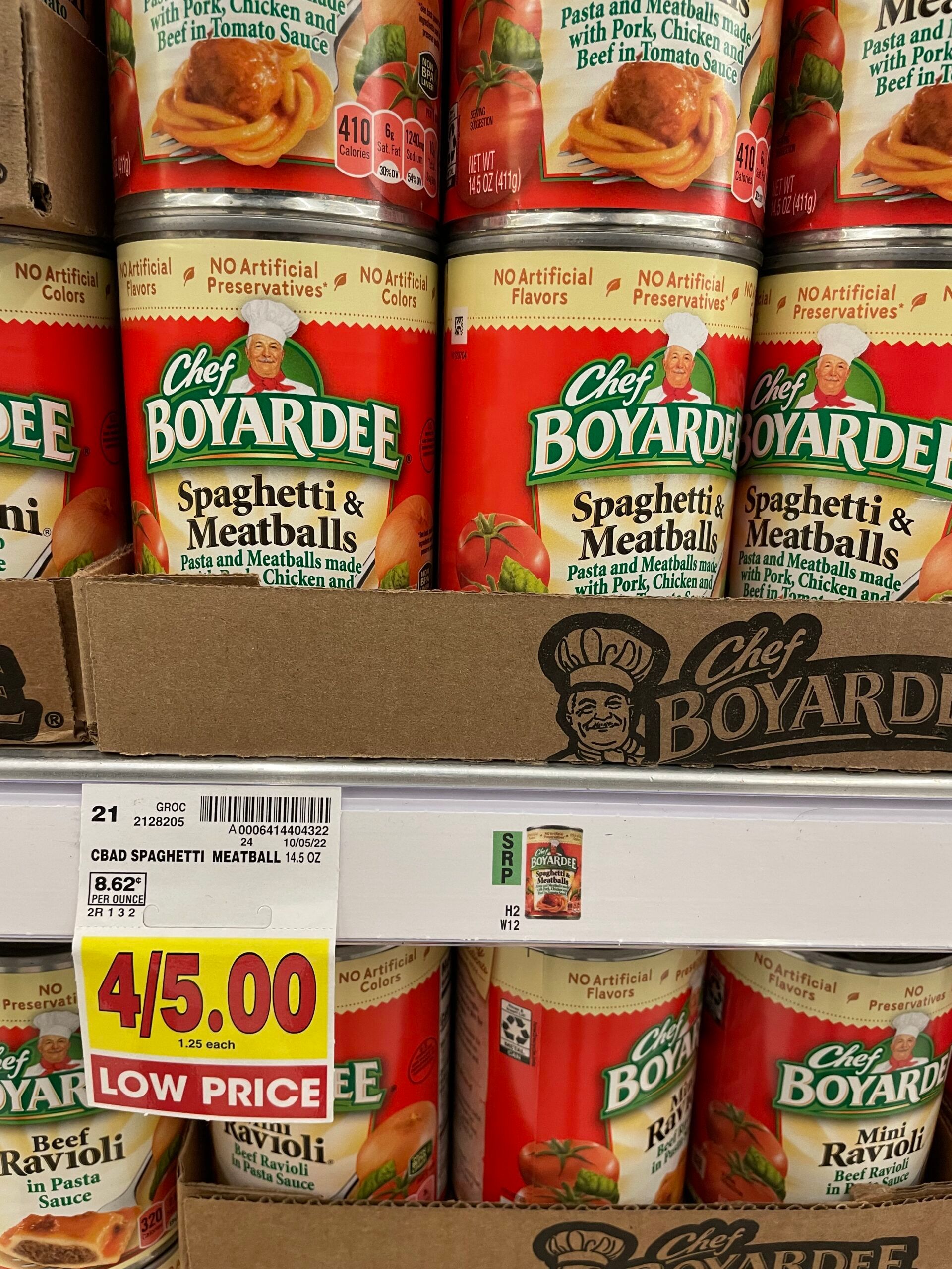 chef boyardee kroger shelf image 5