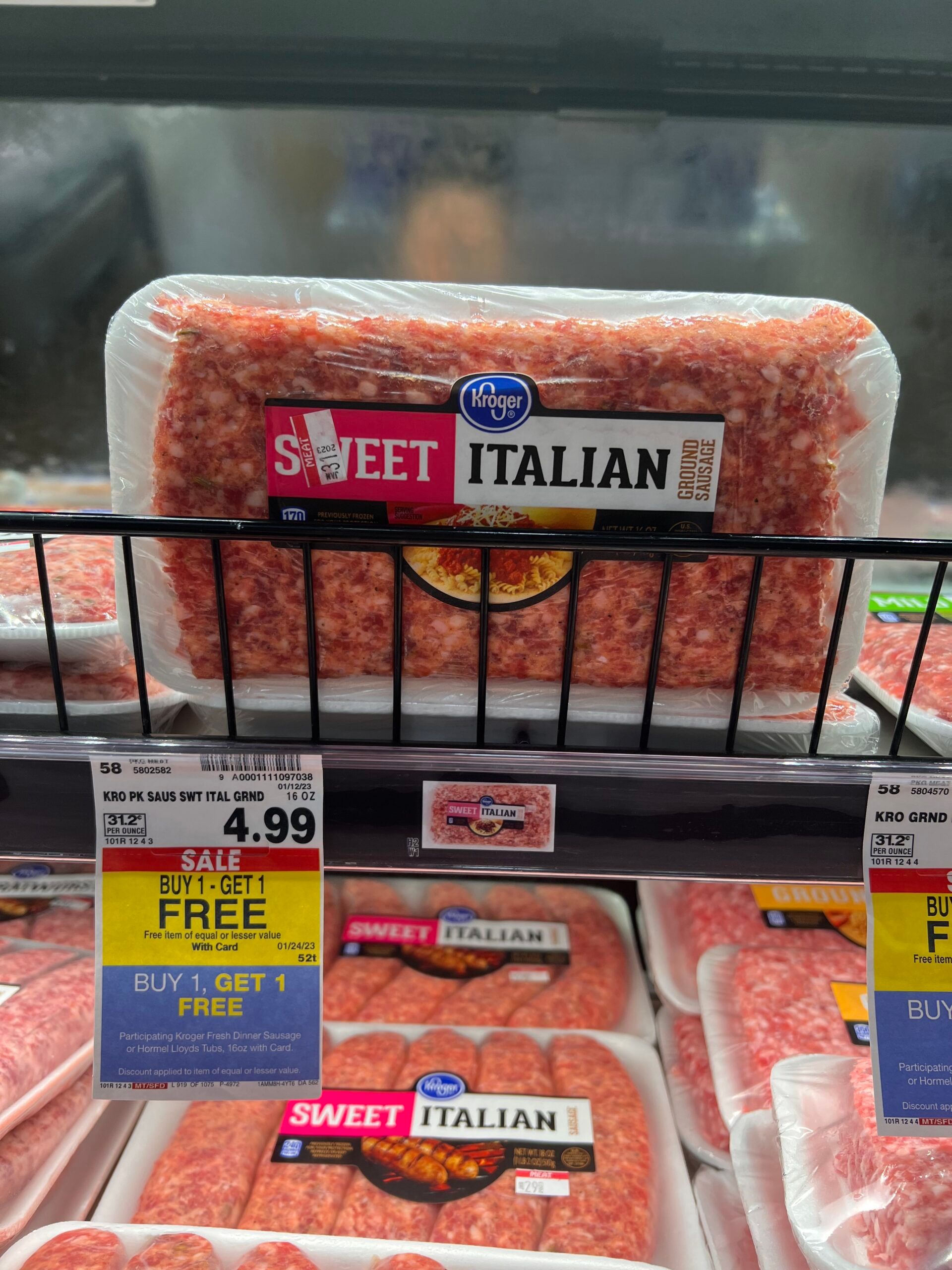 Kroger Sausage is B1G1 FREE! - Kroger Krazy