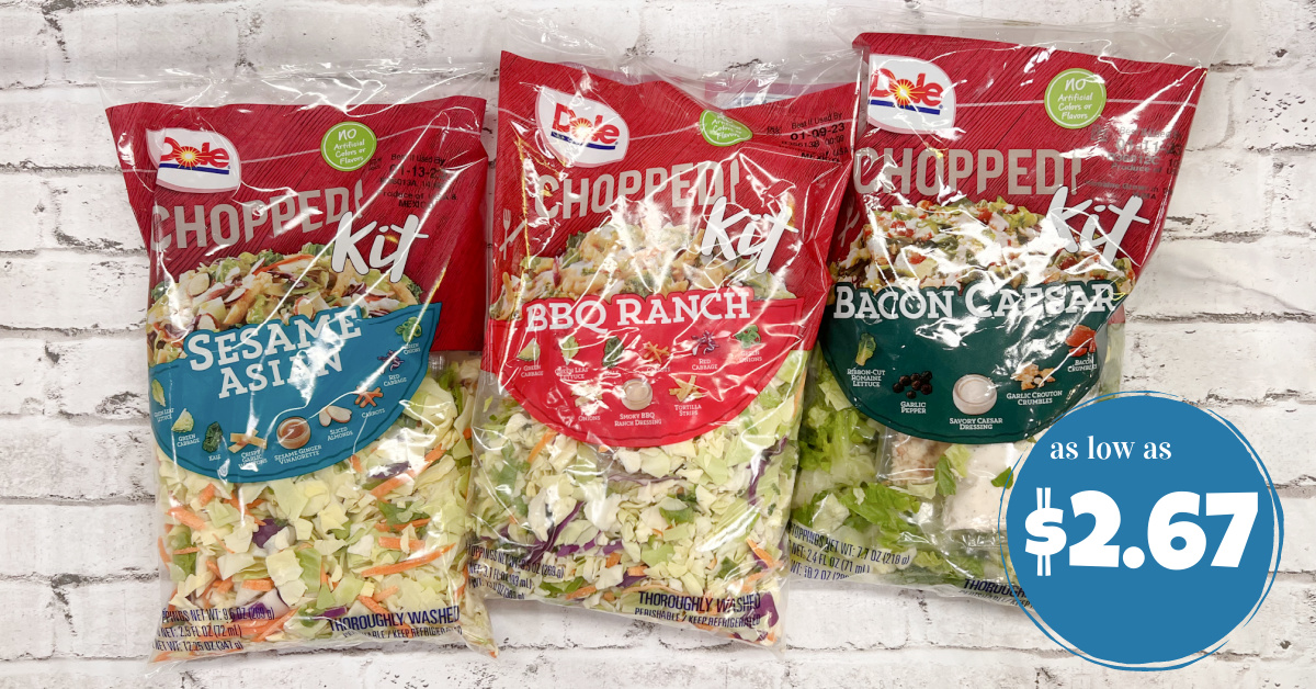 Dole Chipotle & Cheddar Chopped Salad Kit, 12 oz - Kroger