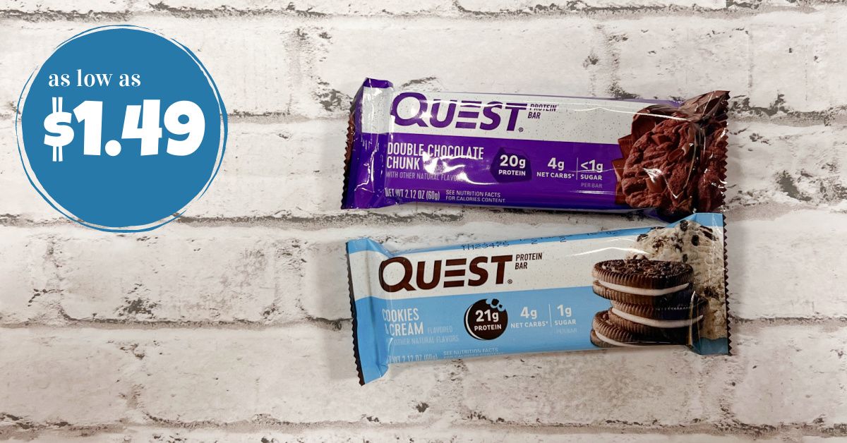 Quest Protein Bar Singles As Low As $1.49! - Kroger Krazy