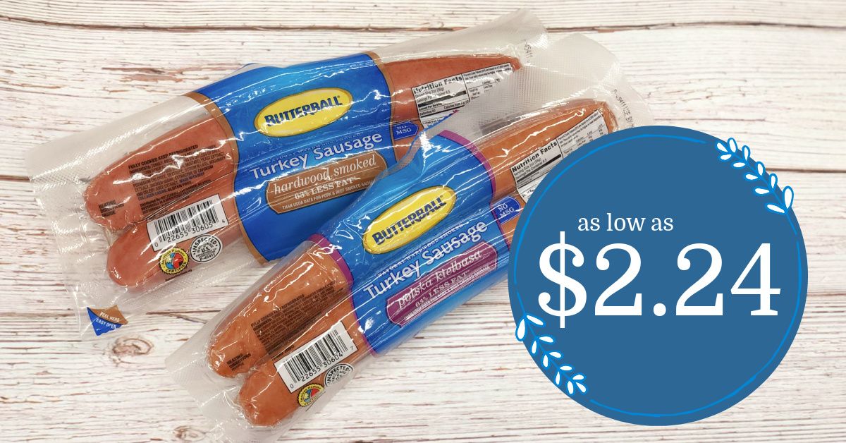 Butterball Turkey Sausage Is As Low As Kroger Krazy