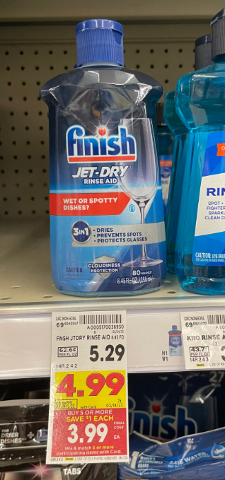 Finish Jet Dry As Low As $3.19 At Kroger (Plus Cheap Diswasher Detergent) -  iHeartKroger