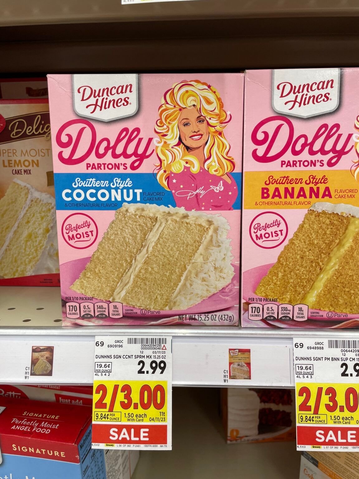 Dolly Parton Cake Mix And Frosting Only 150 Kroger Krazy 7423