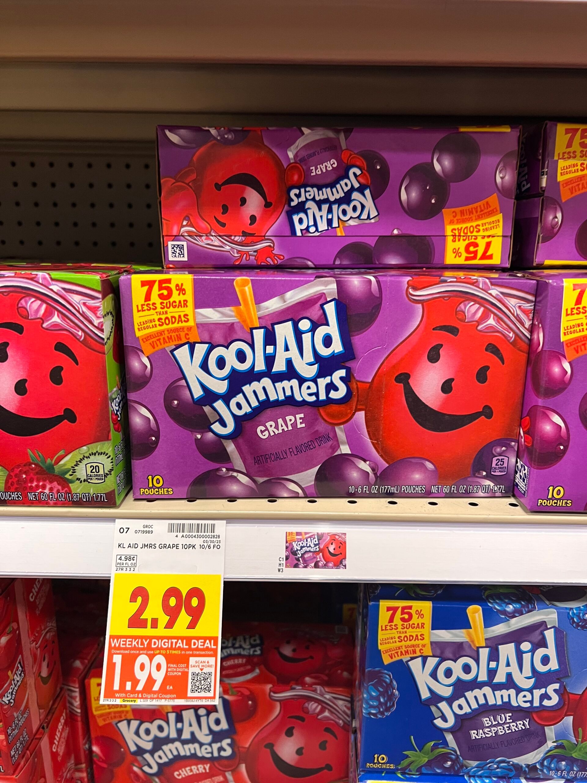 kool-aid jammers kroger shelf image 5