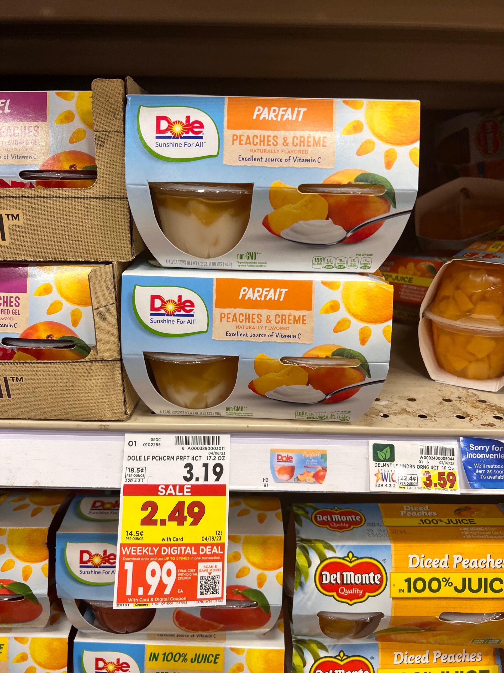 dole fruit bowls kroger shelf image 10