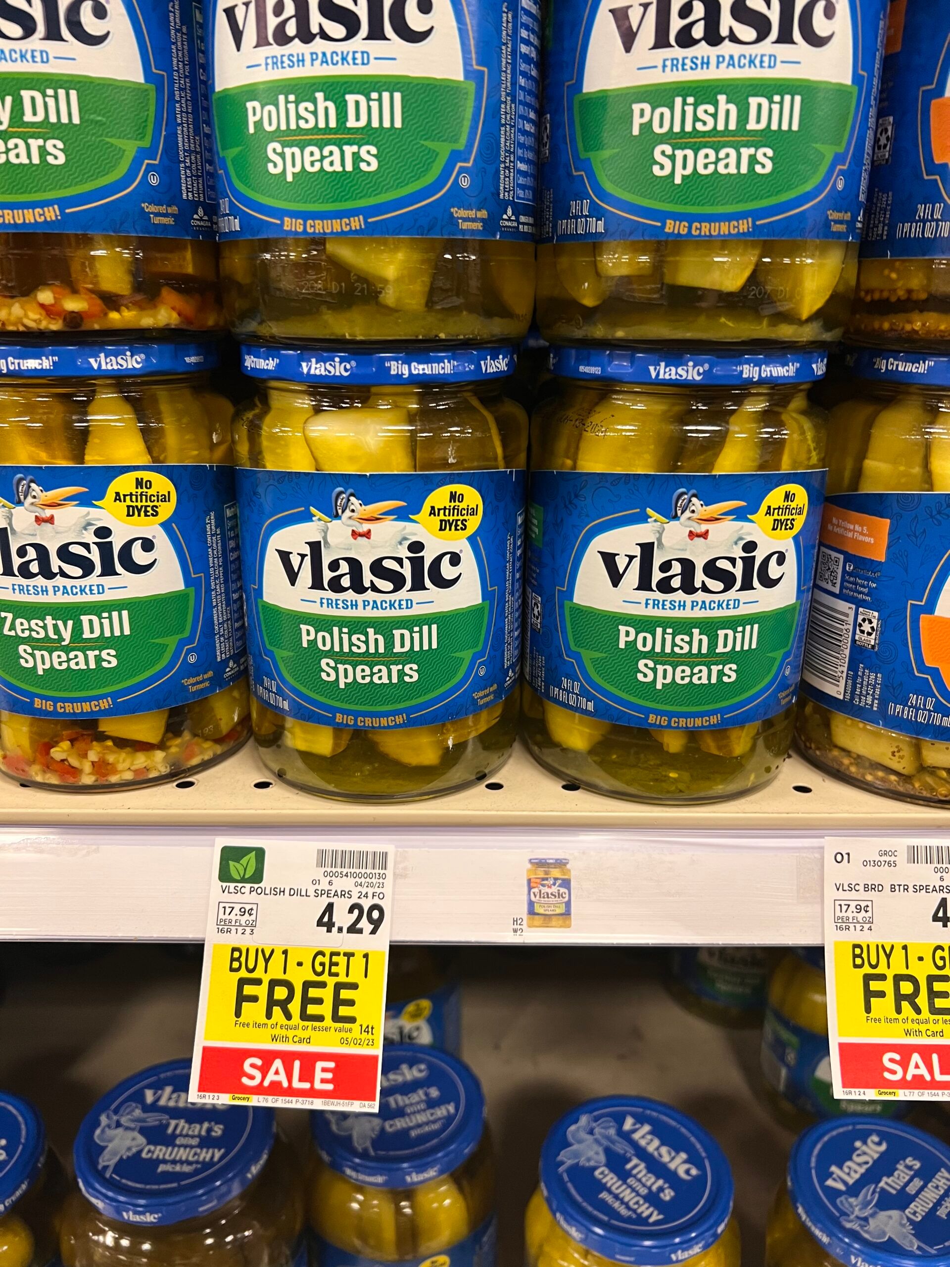 Vlasic Pickles are B1G1 FREE at Kroger! - Kroger Krazy