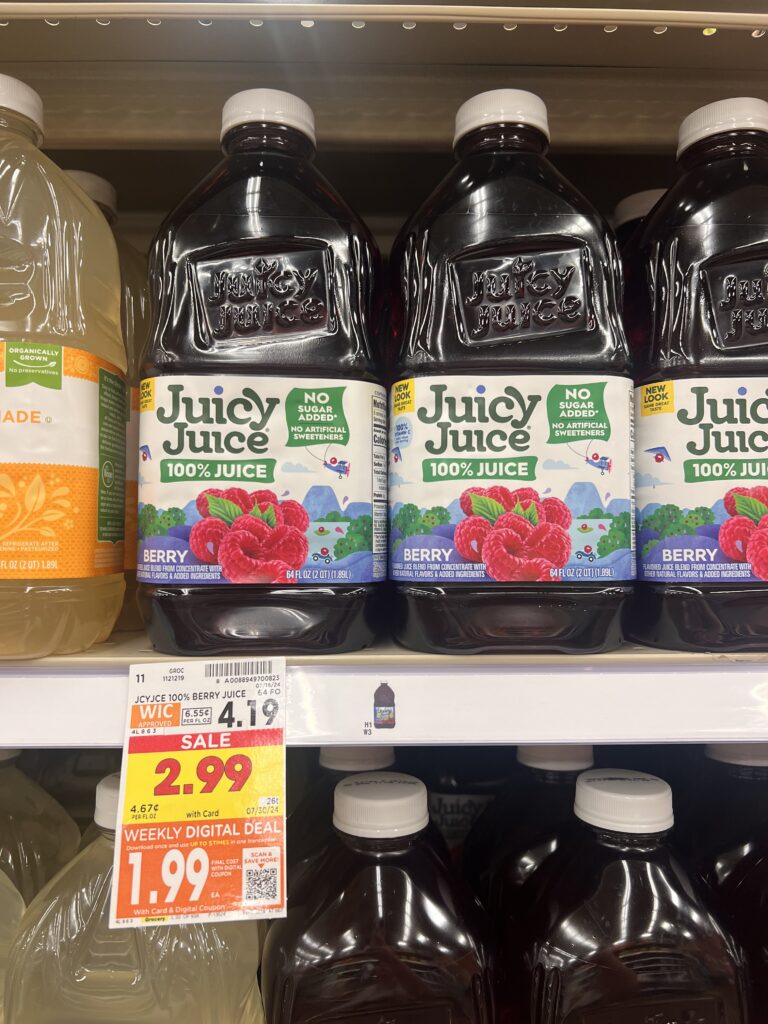 Juicy Juice Kroger Shelf Image