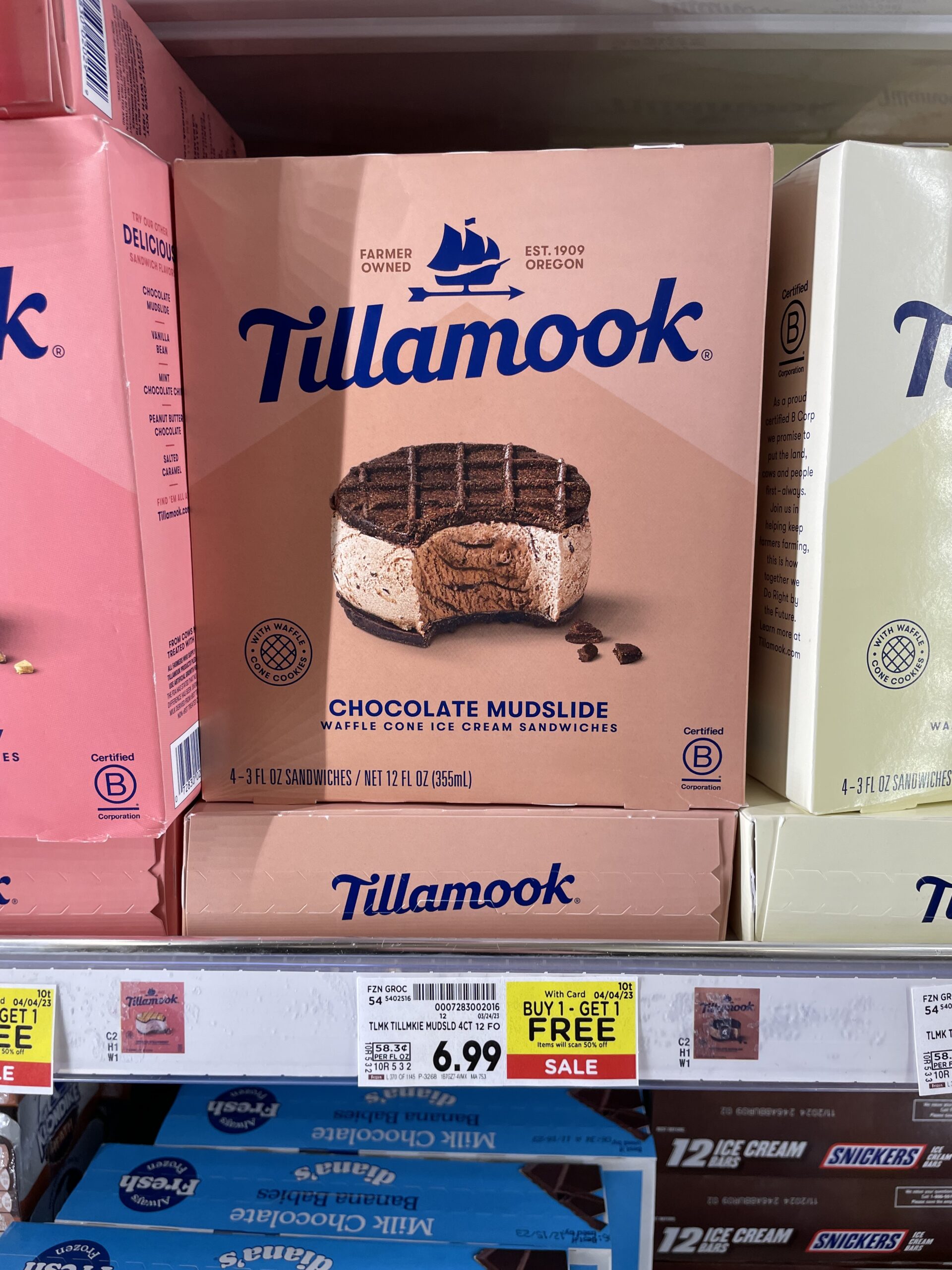 tillamook ice cream kroger shelf image 12