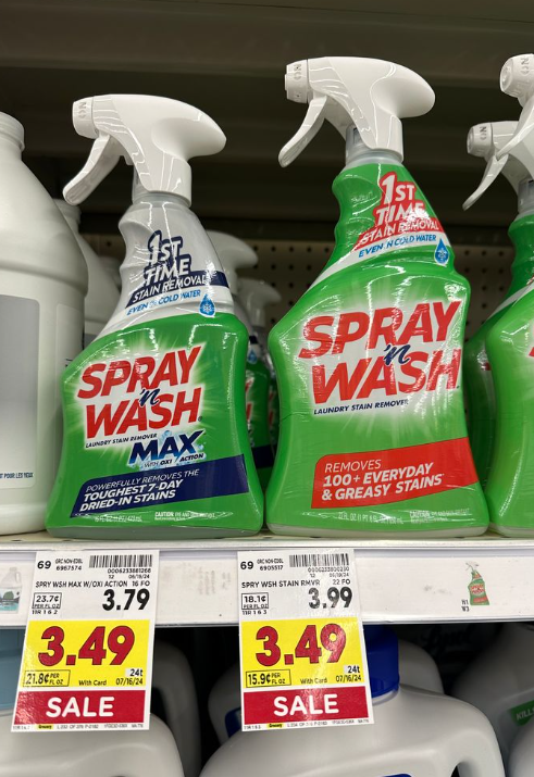 Spray n Wash Kroger Shelf image