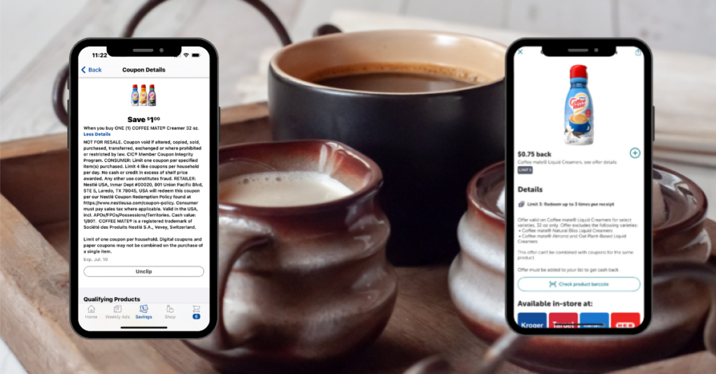 Coffee mate Coupons Kroger