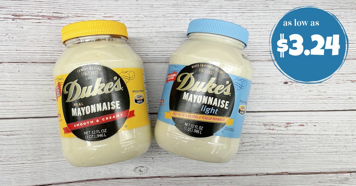 Duke's Mayonnaise as low as $3.24! - Kroger Krazy