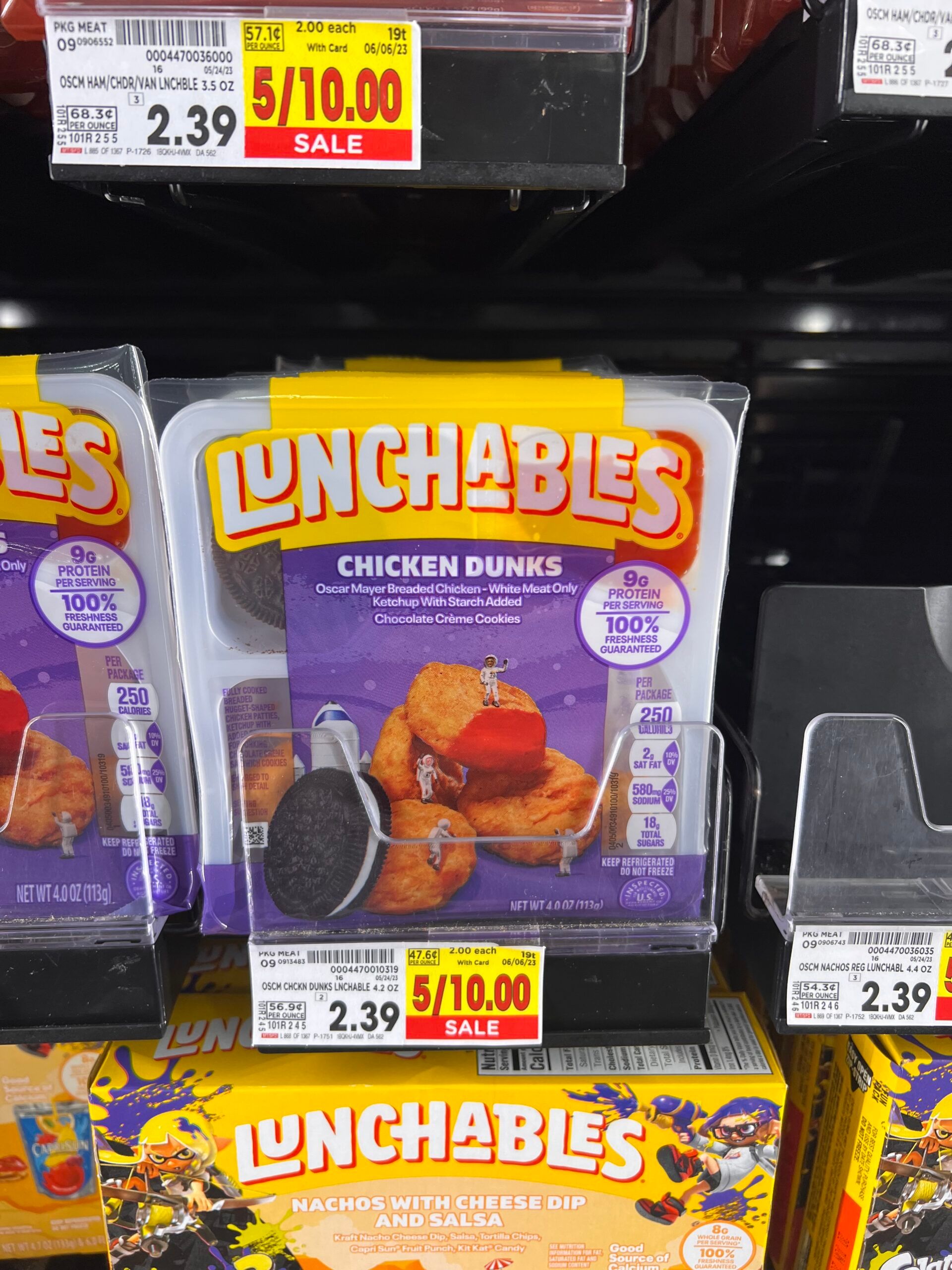 lunchables kroger shelf image 2