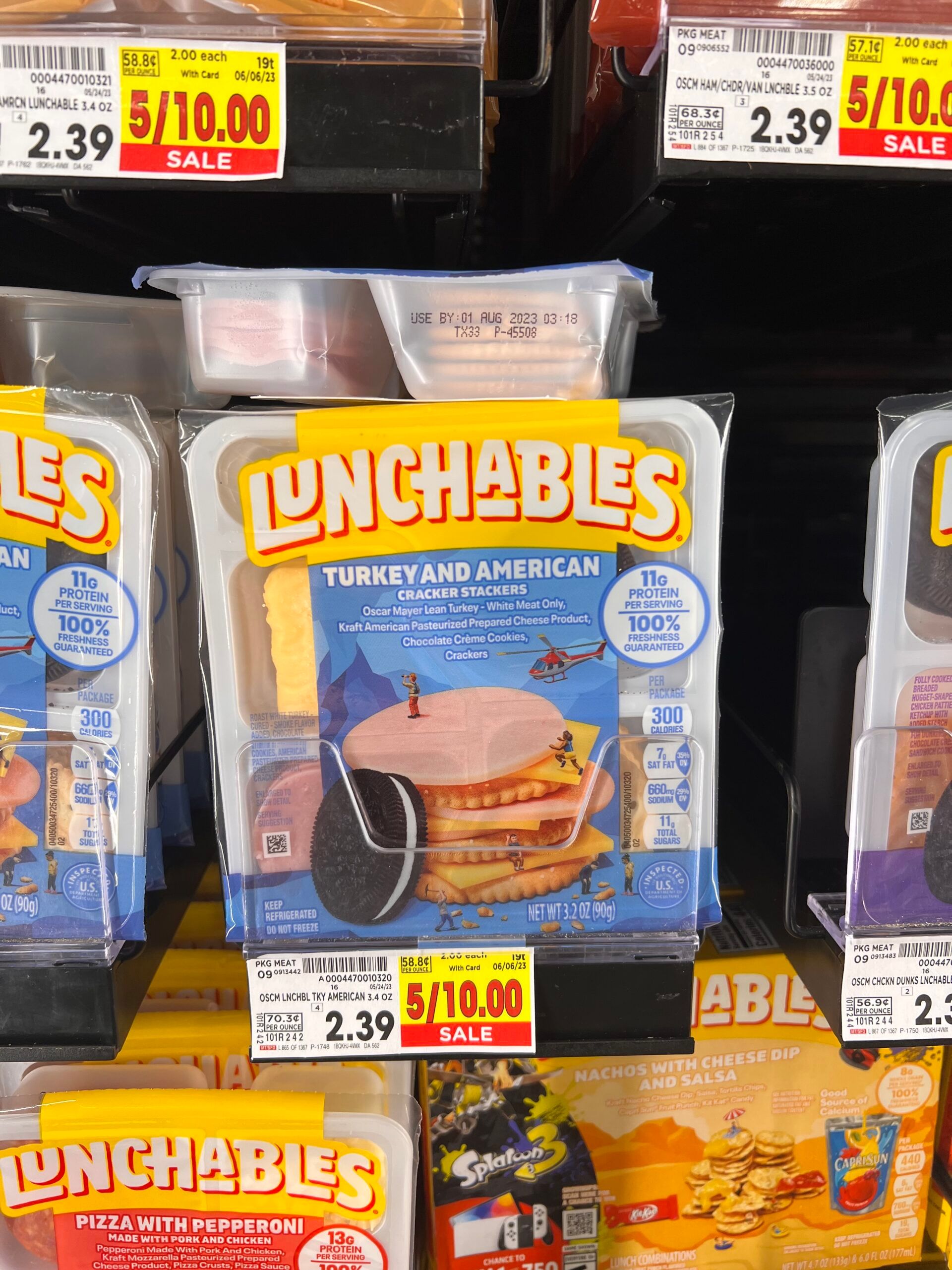 lunchables kroger shelf image 5