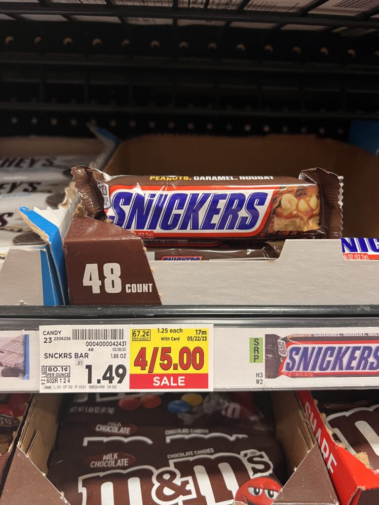 Snickers® Chocolate Candy Bar, 1.86 oz - Kroger