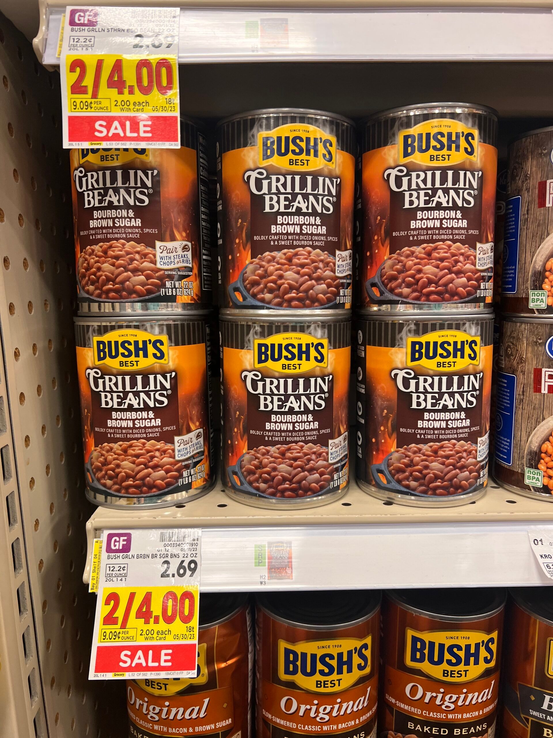 bush's beans kroger shelf image 3