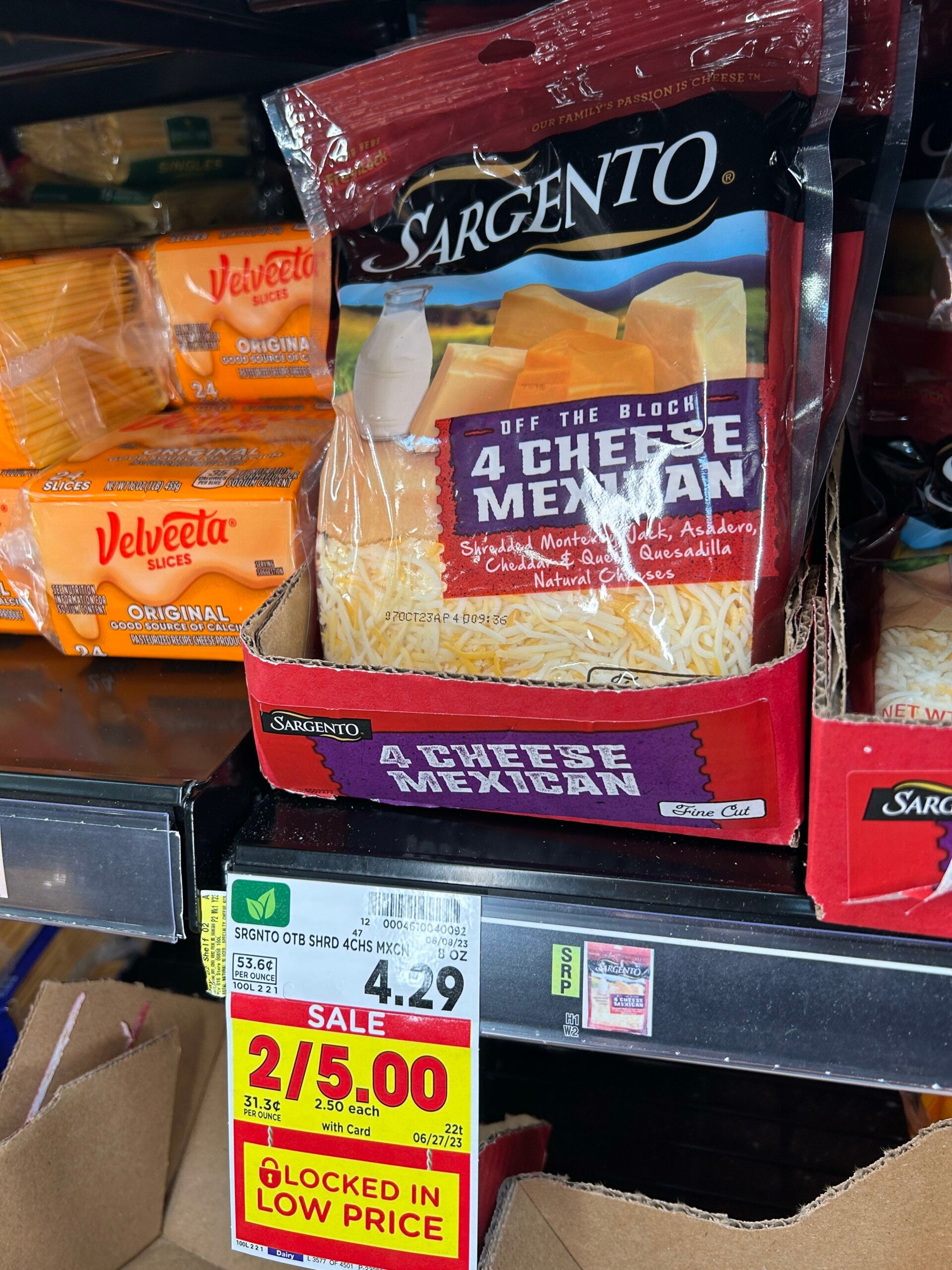 sargento cheese kroger shelf image 4