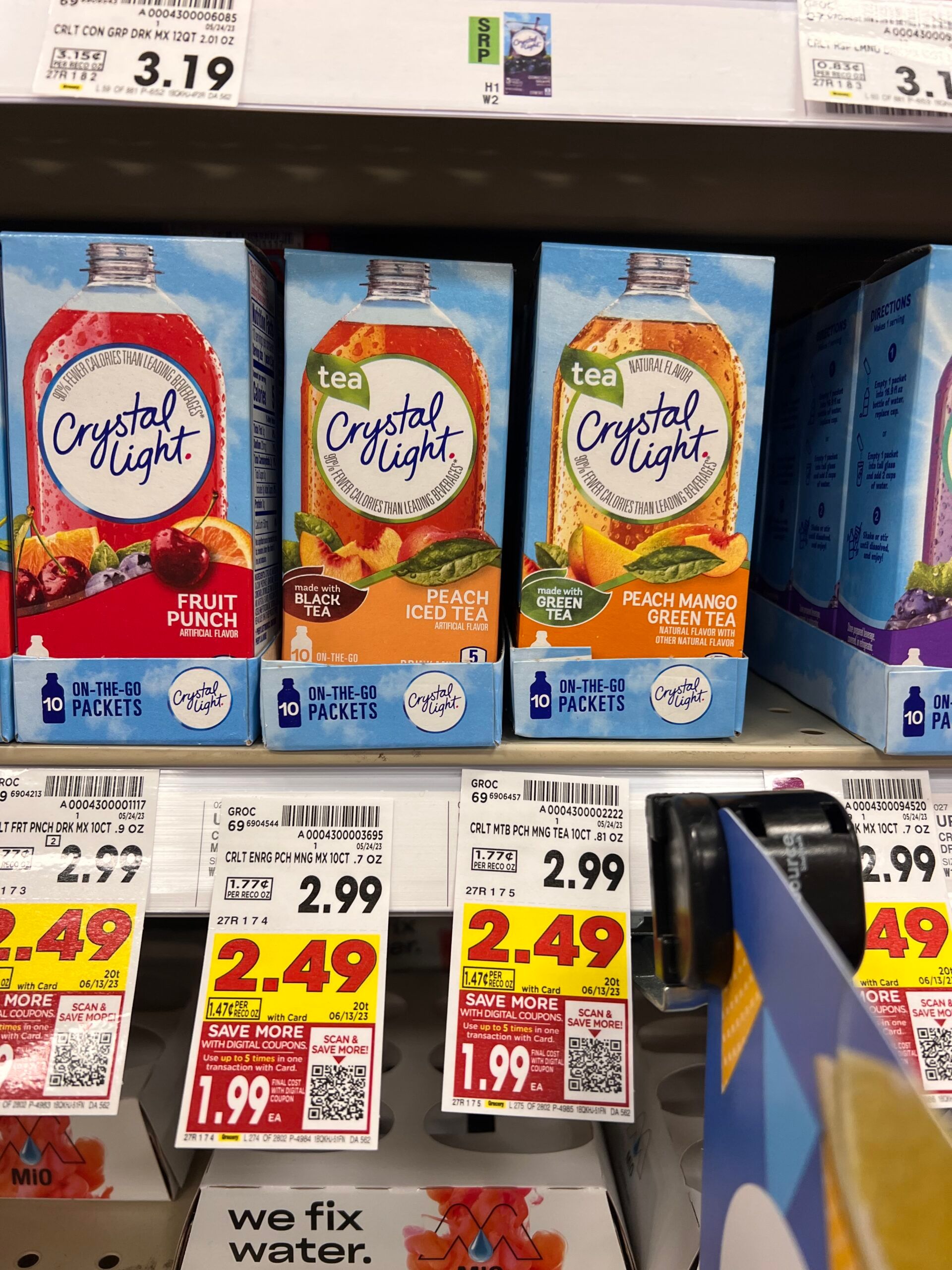 crystal light kroger shelf image 2