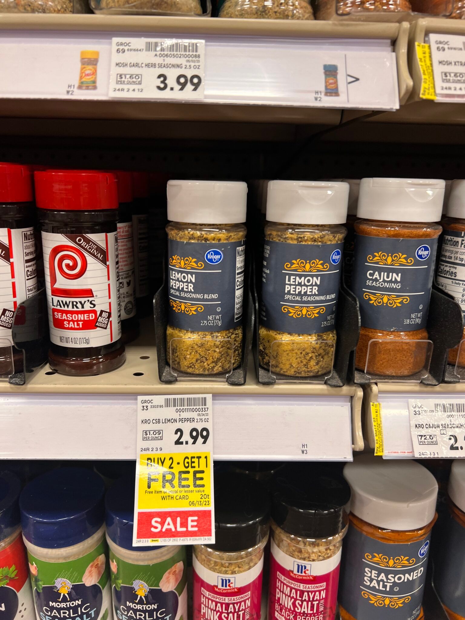 Kroger Spices are B2G1 FREE! - Kroger Krazy