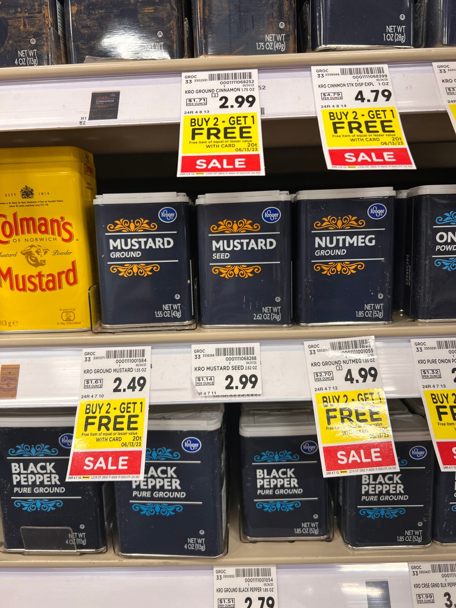 Kroger Spices Are B2g1 Free! - Kroger Krazy