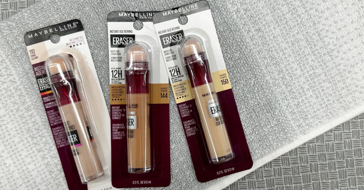 Maybelline Instant Age Rewind Erase Multi-Use Concealers are $7.99 at ...