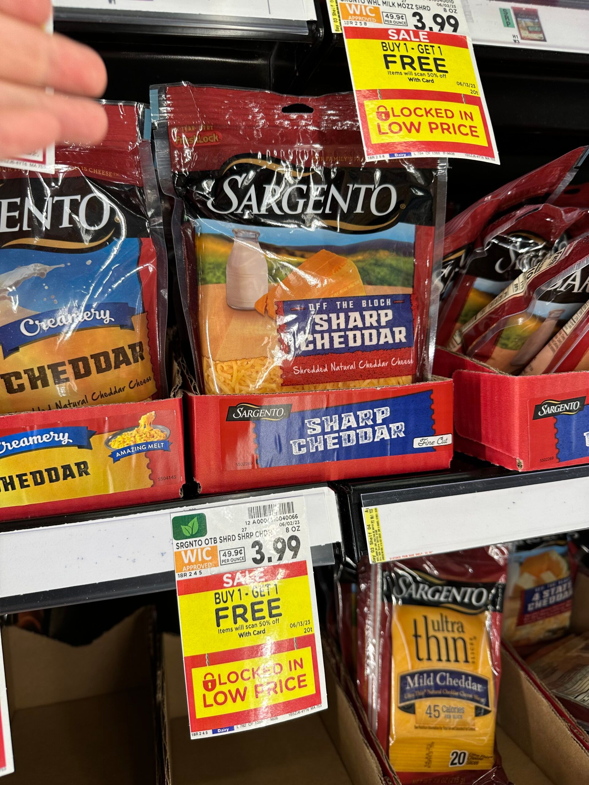 sargento cheese kroger shelf image 1