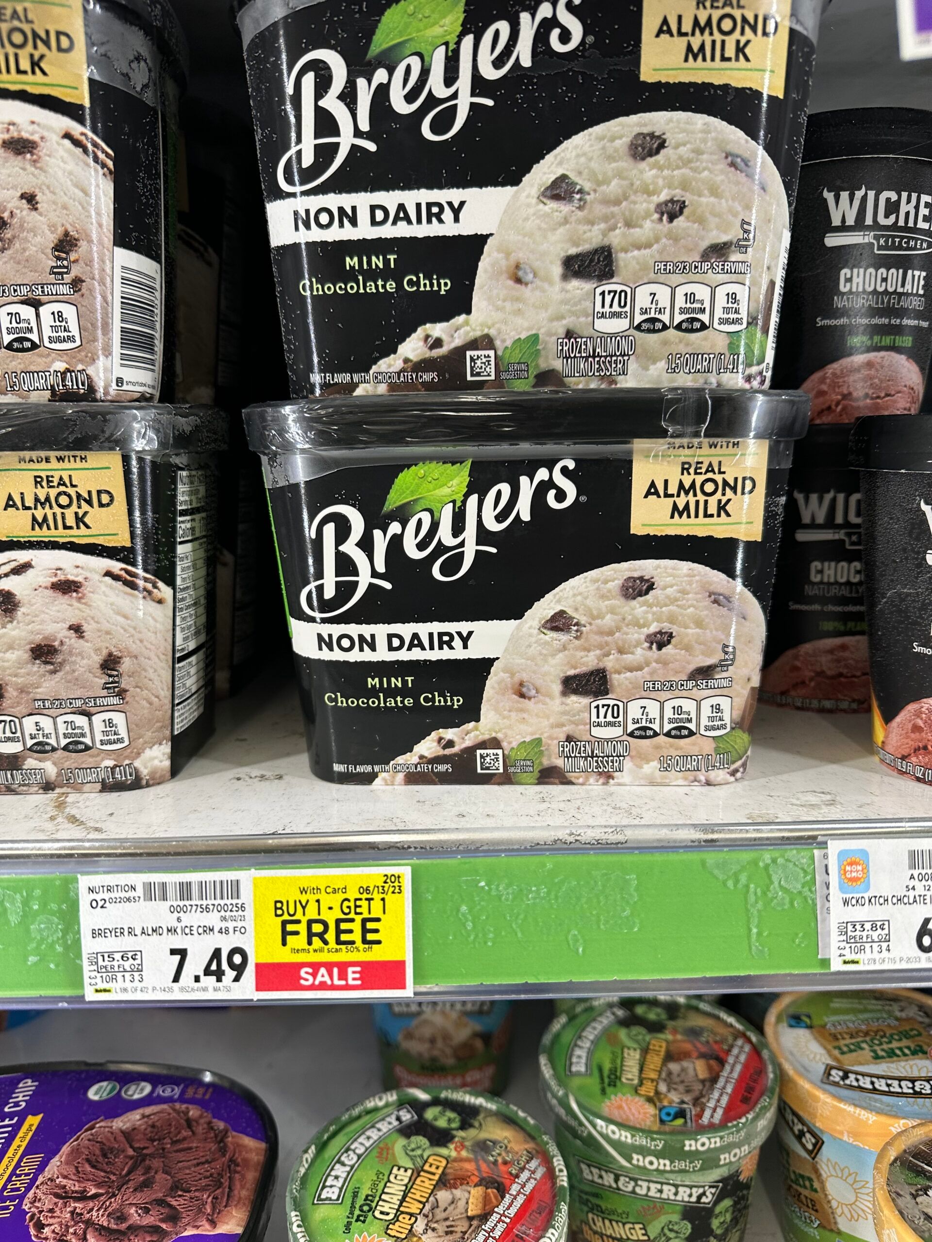 breyers ice cream kroger shelf image 27