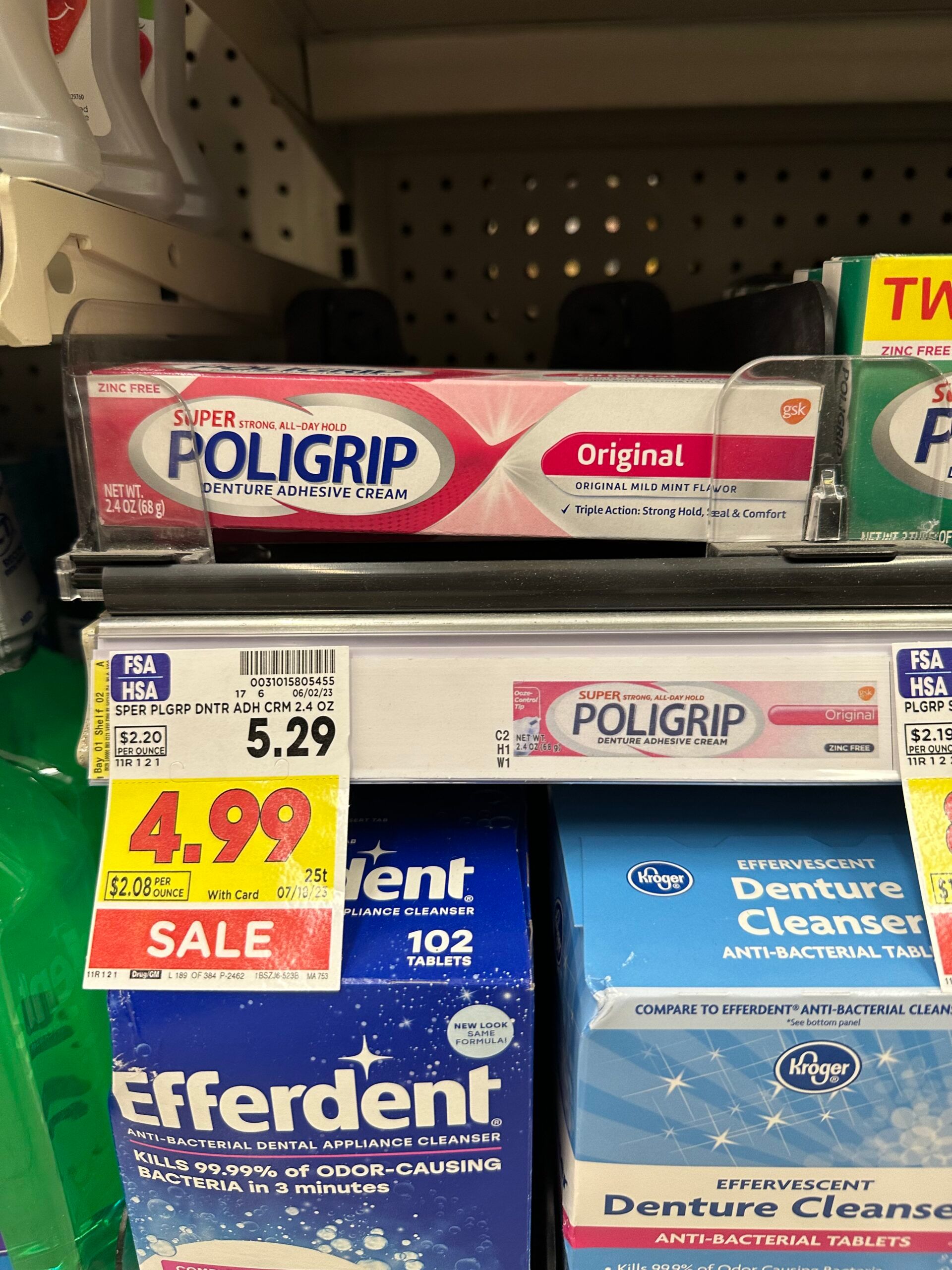 poligrip kroger shelf image 1