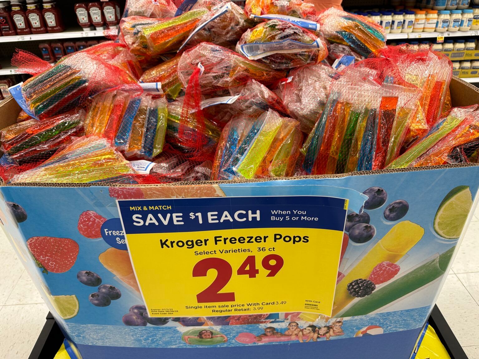 Kroger Freezer Pops As Low As 2 49 Kroger Krazy