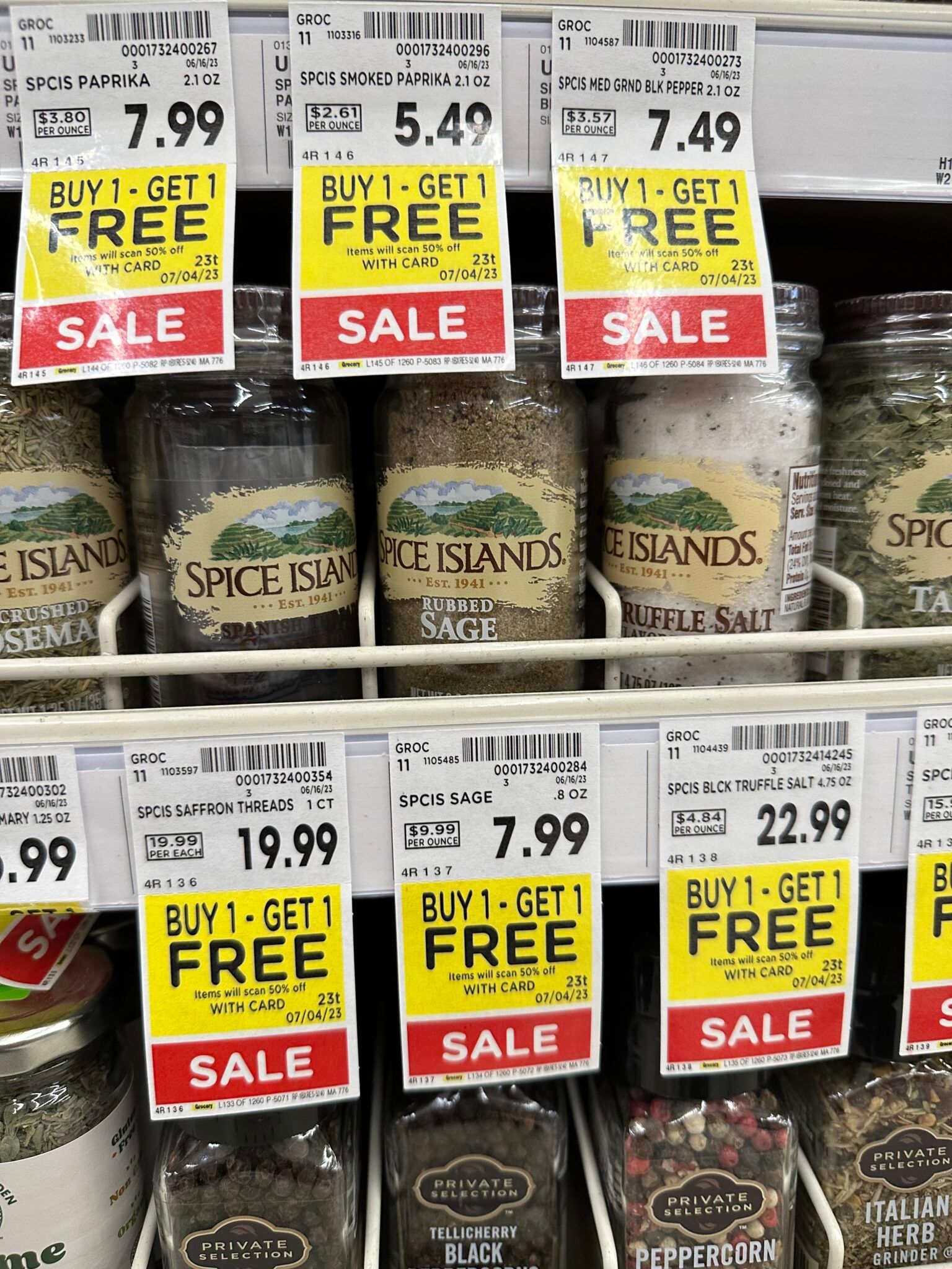 Spice Islands Spices are B1G1 FREE at Kroger! - Kroger Krazy