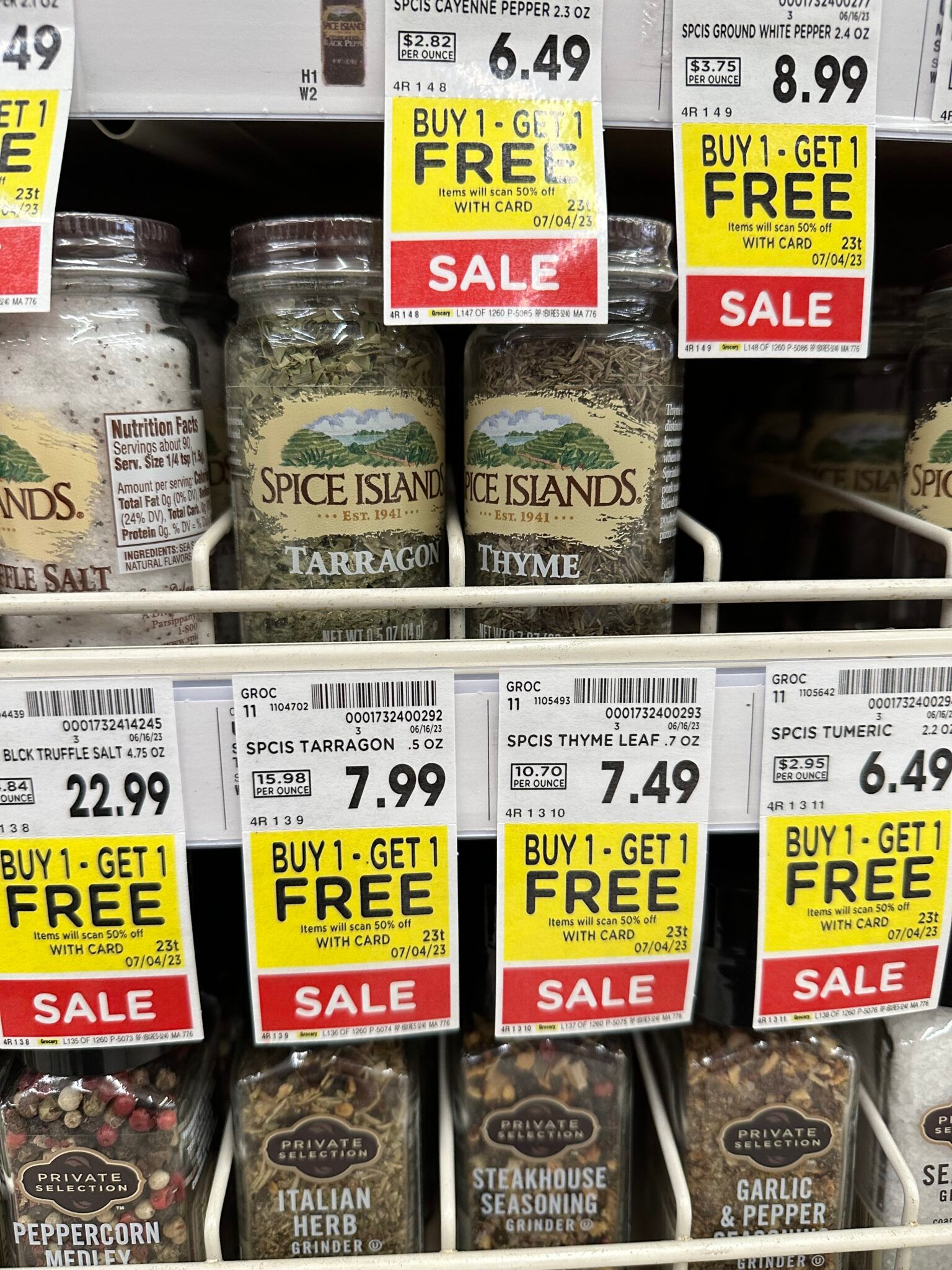 Spice Islands Spices are B1G1 FREE at Kroger! - Kroger Krazy