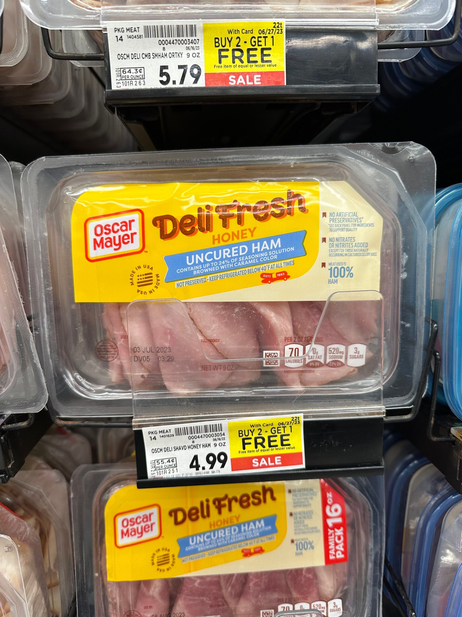 oscar mayer lunch meat kroger shelf image 3