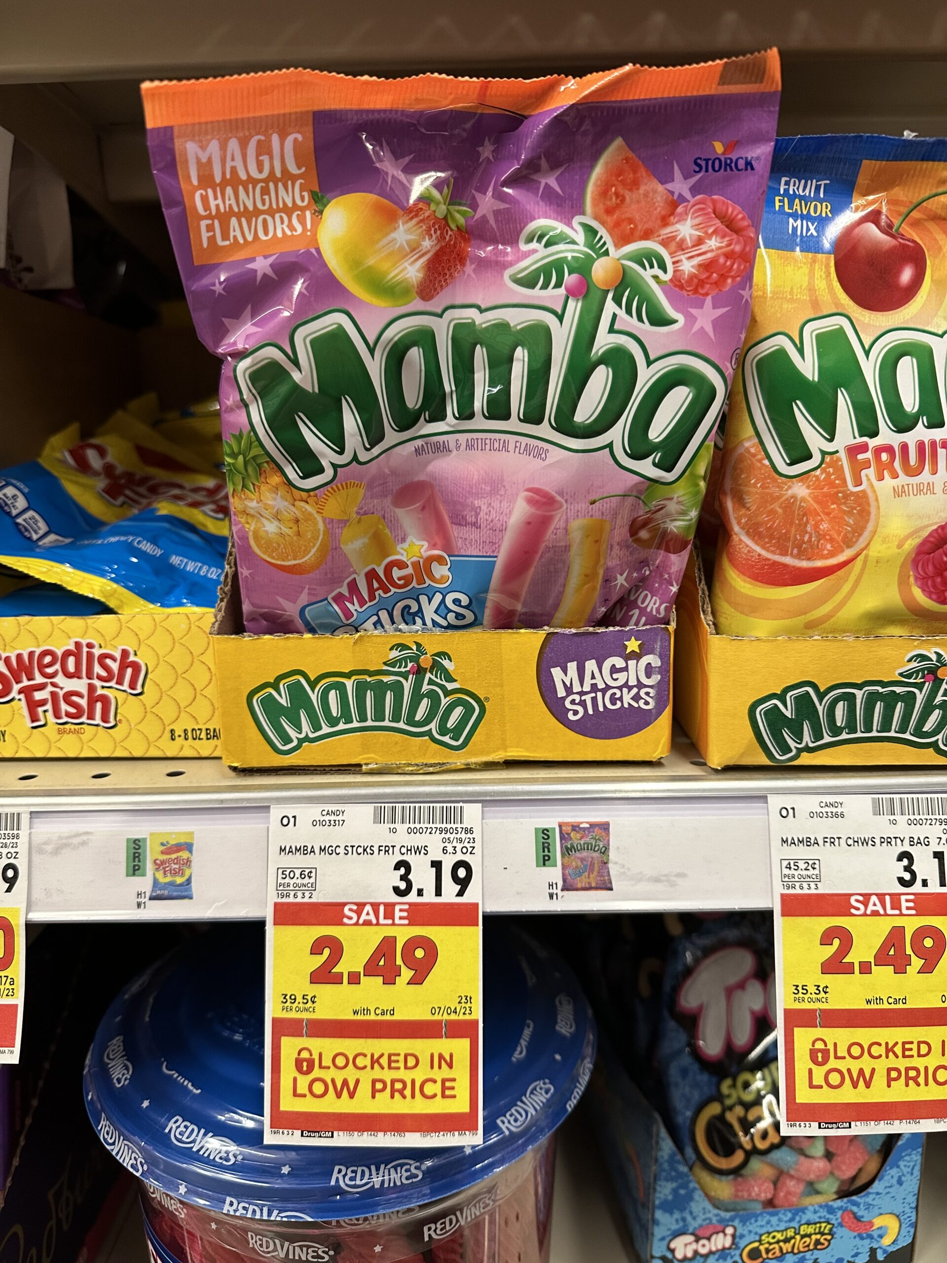 Mamba Fruit Chews, Fruit Flavor Mix - 7.05 oz