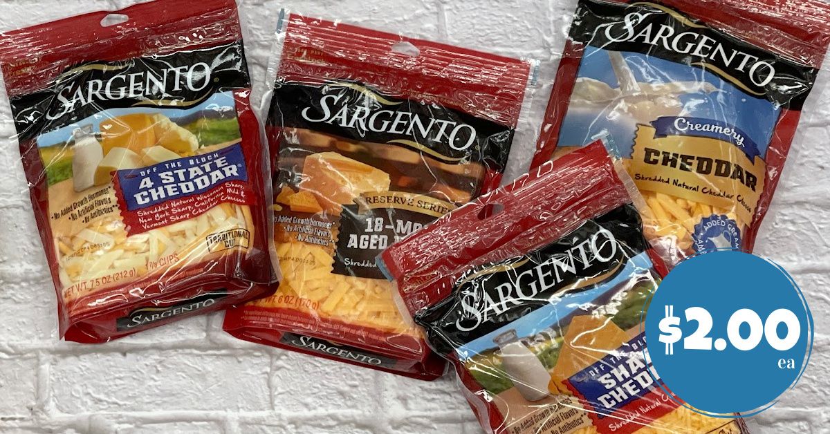 Sargento Shredded Cheese As Low As 200 Kroger Krazy 7392