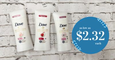 dove deodorant kroger krazy