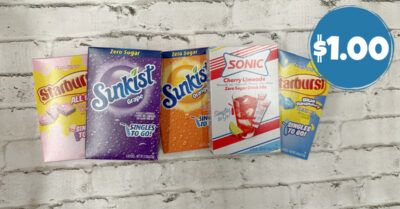 starburst, sunkist and sonic powder drinks kroger krazy