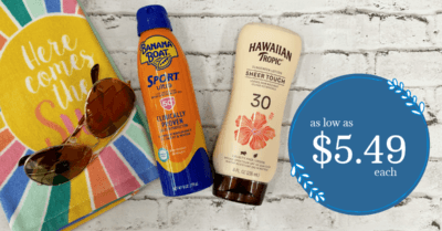 Banana Boat Hawaiian Tropic Kroger Krazy