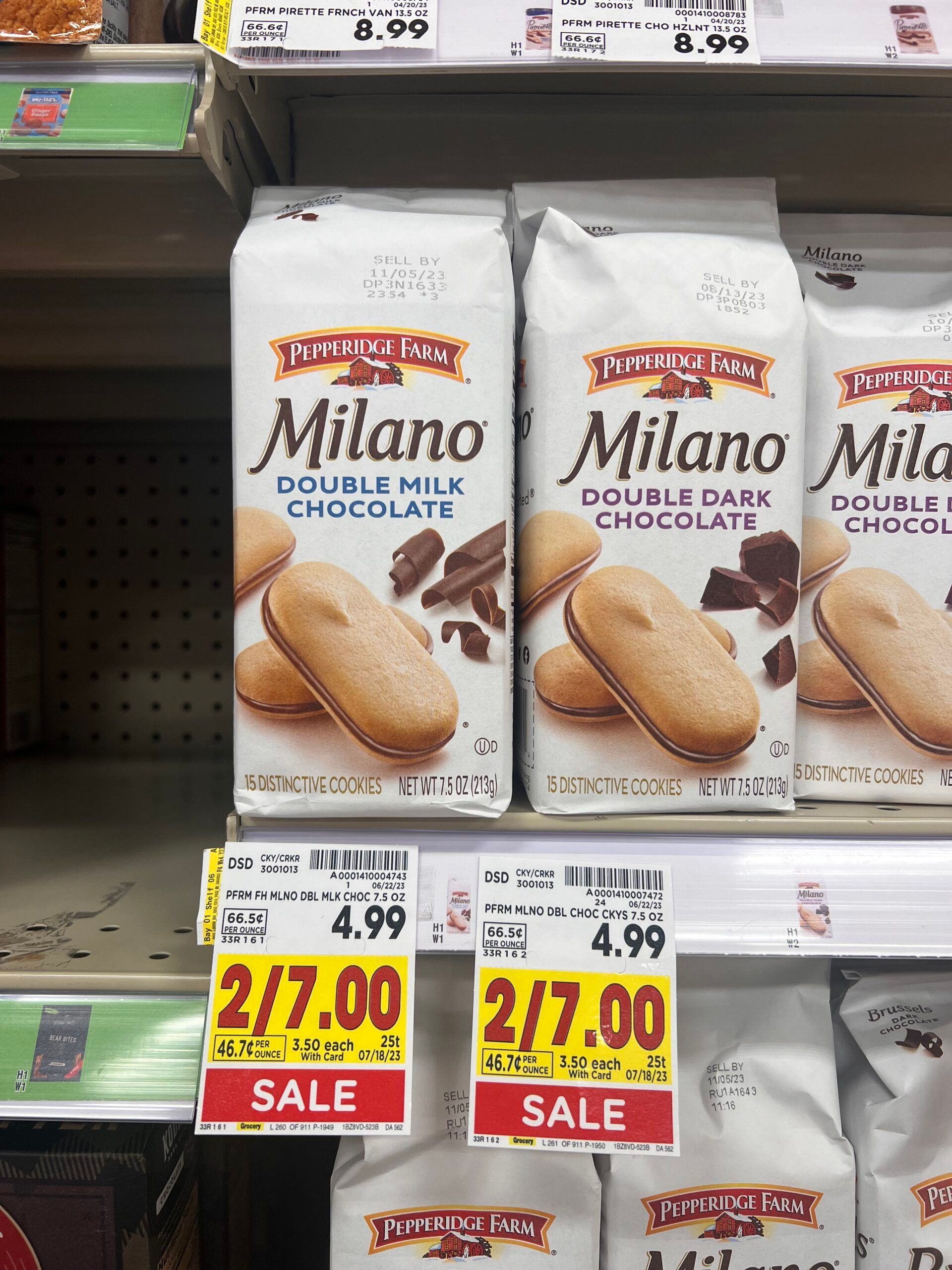 pepperidge farm cookies kroger shelf image 1