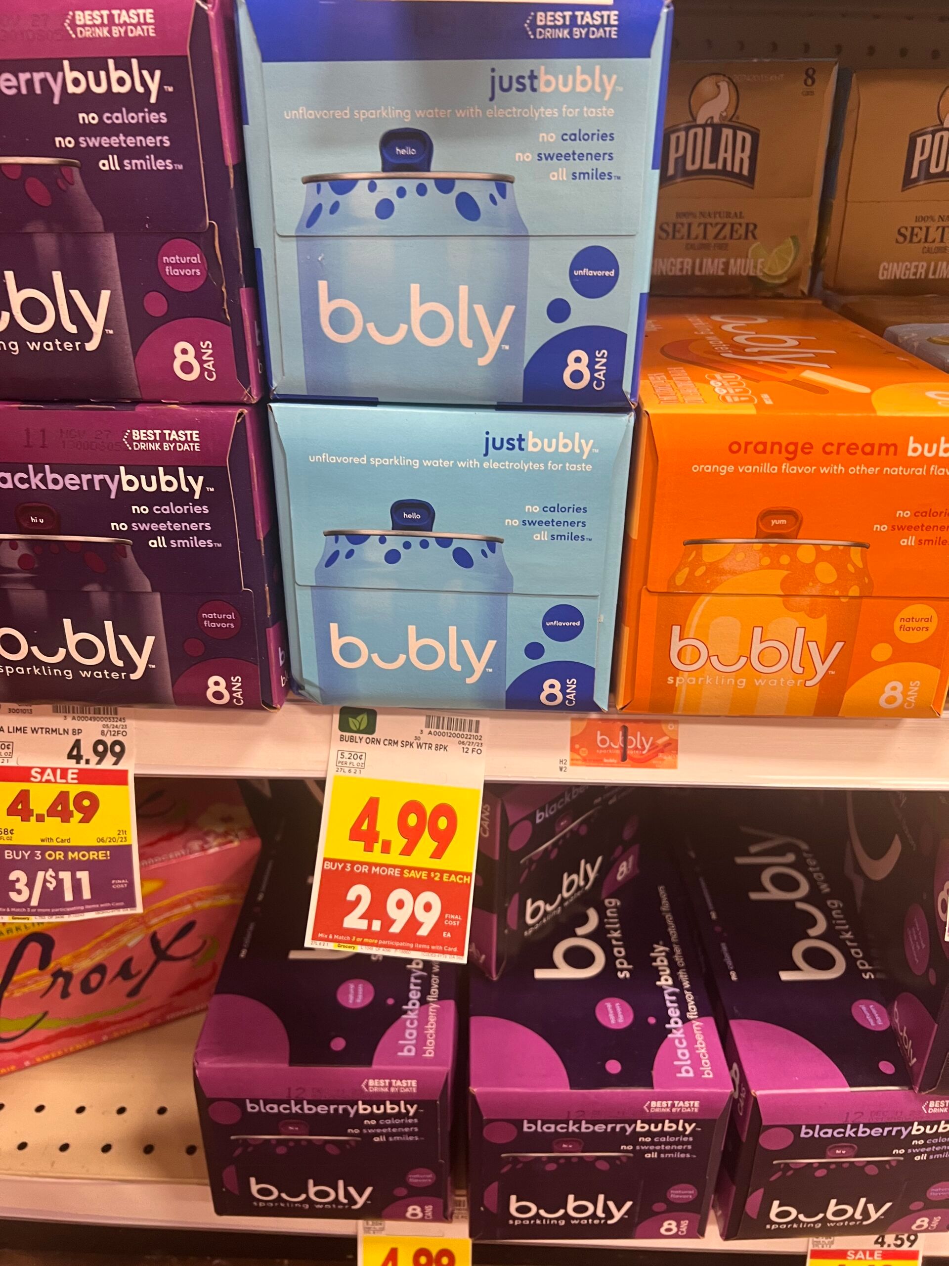 bubly kroger shelf image 1