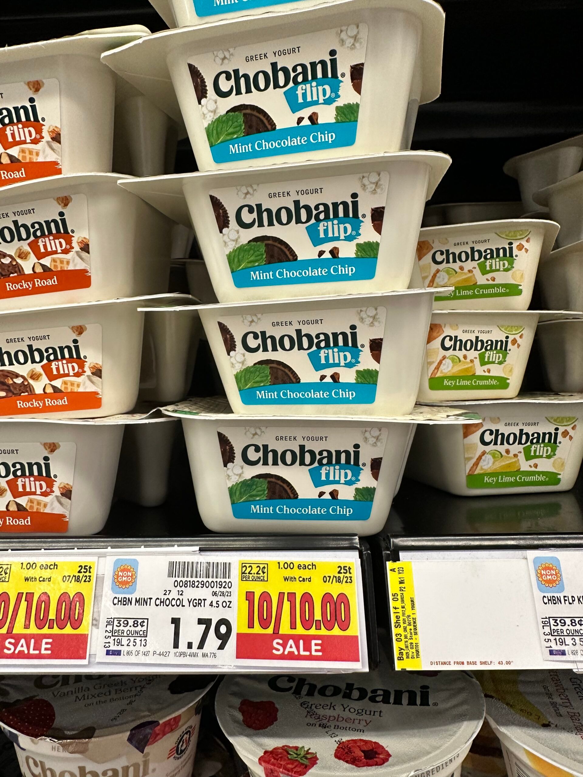 chobani flip kroger shelf image 6