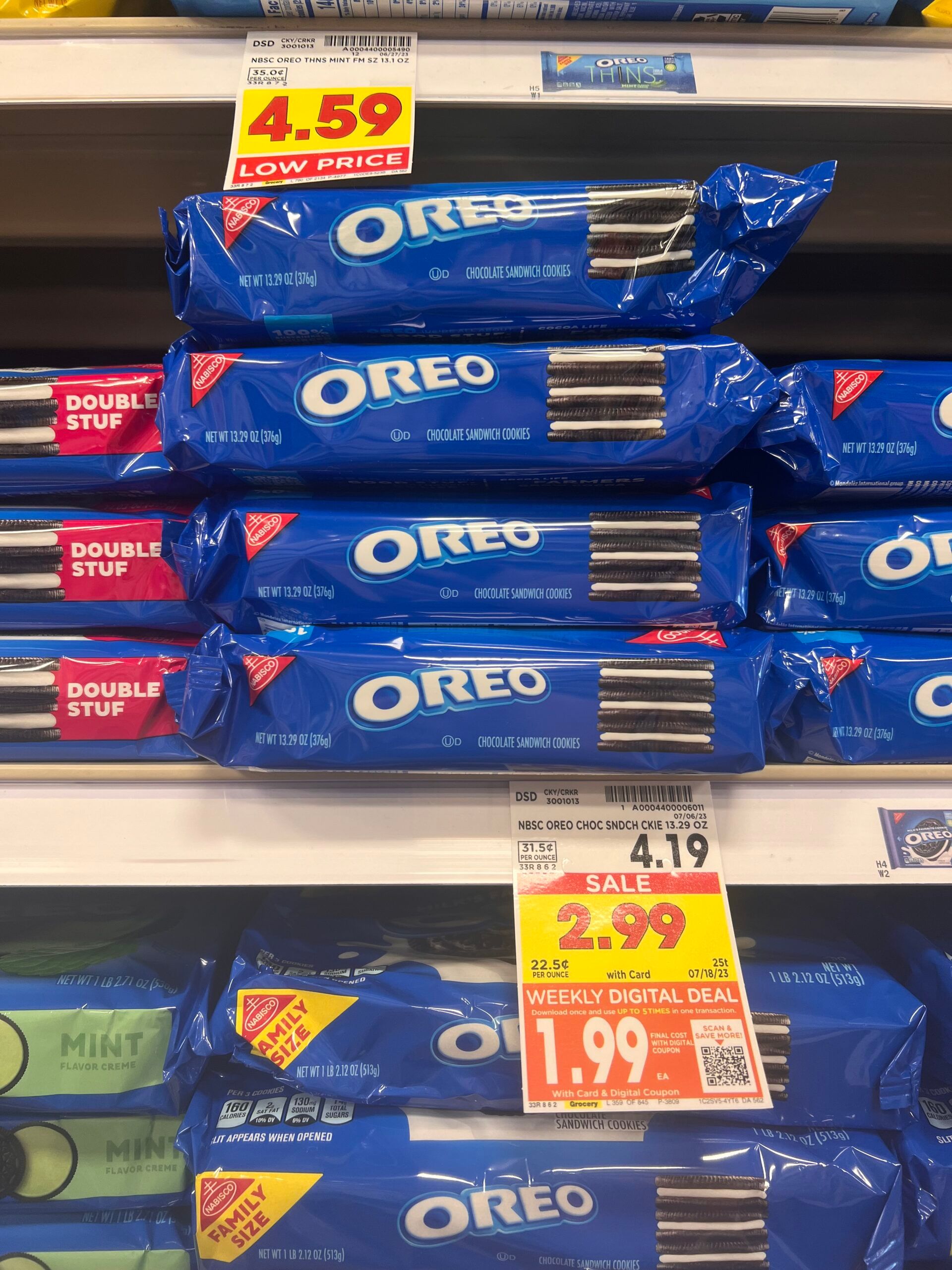 oreo kroger shelf image 3