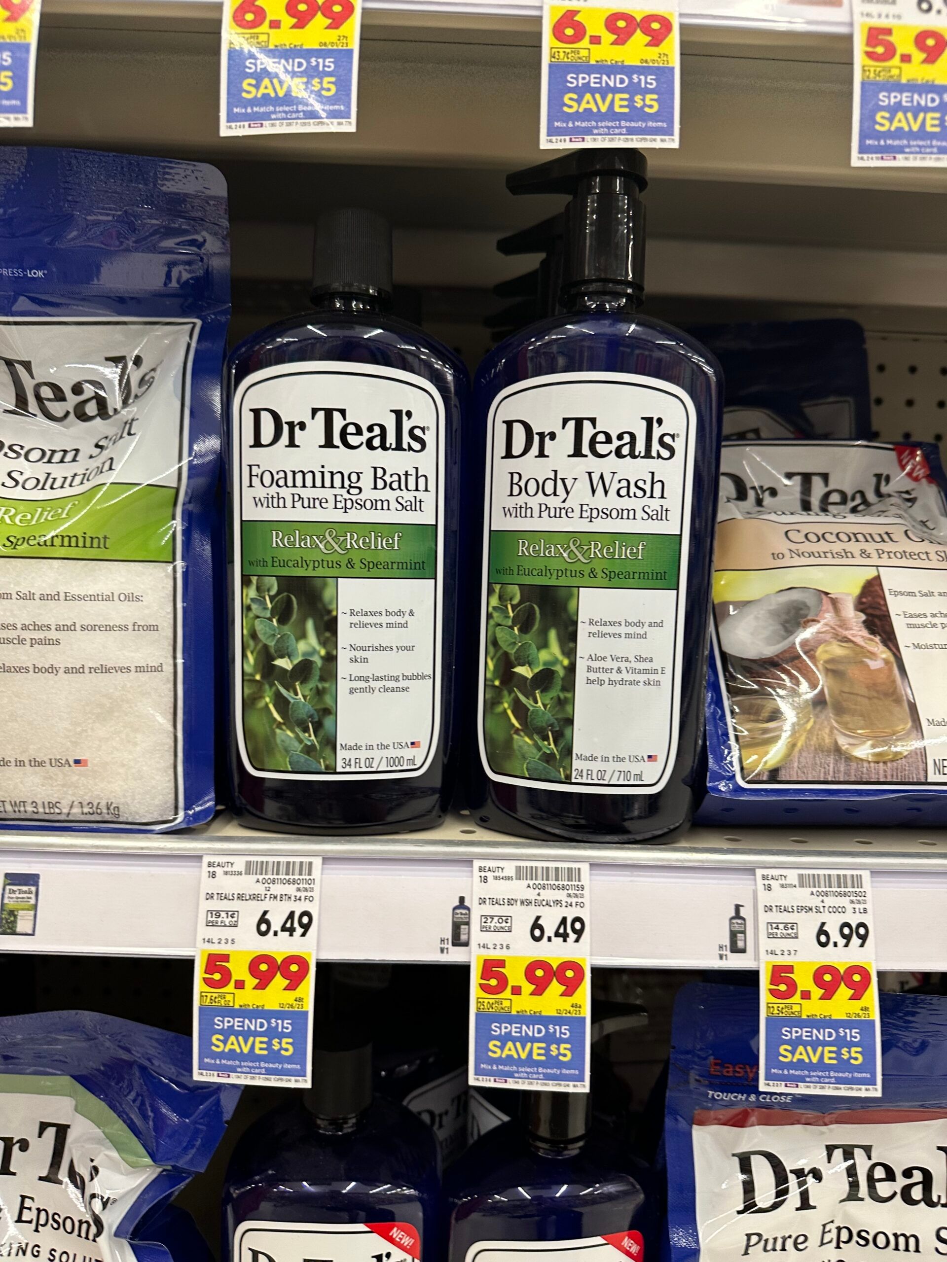 dr teals kroger shelf image 4