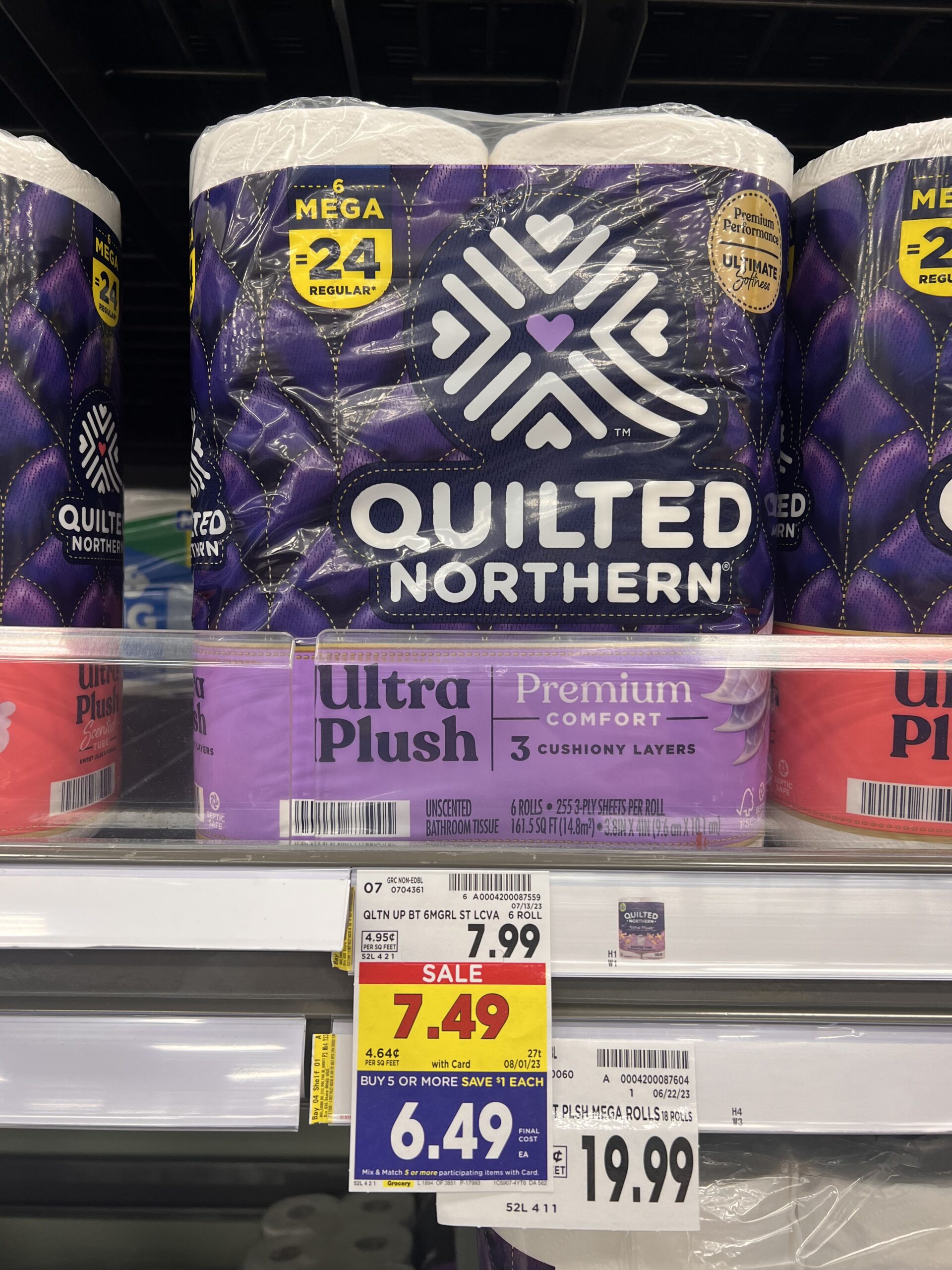 Quilted Northern Ultra Plush 3-Ply Toilet Paper, 24 pk - Kroger