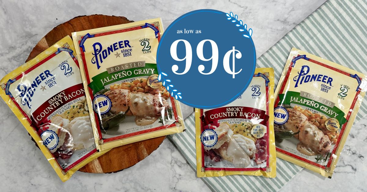 Pioneer Gravy Mixes as low as $0.99! - Kroger Krazy