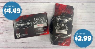 community coffee dark and bold kroger krazy