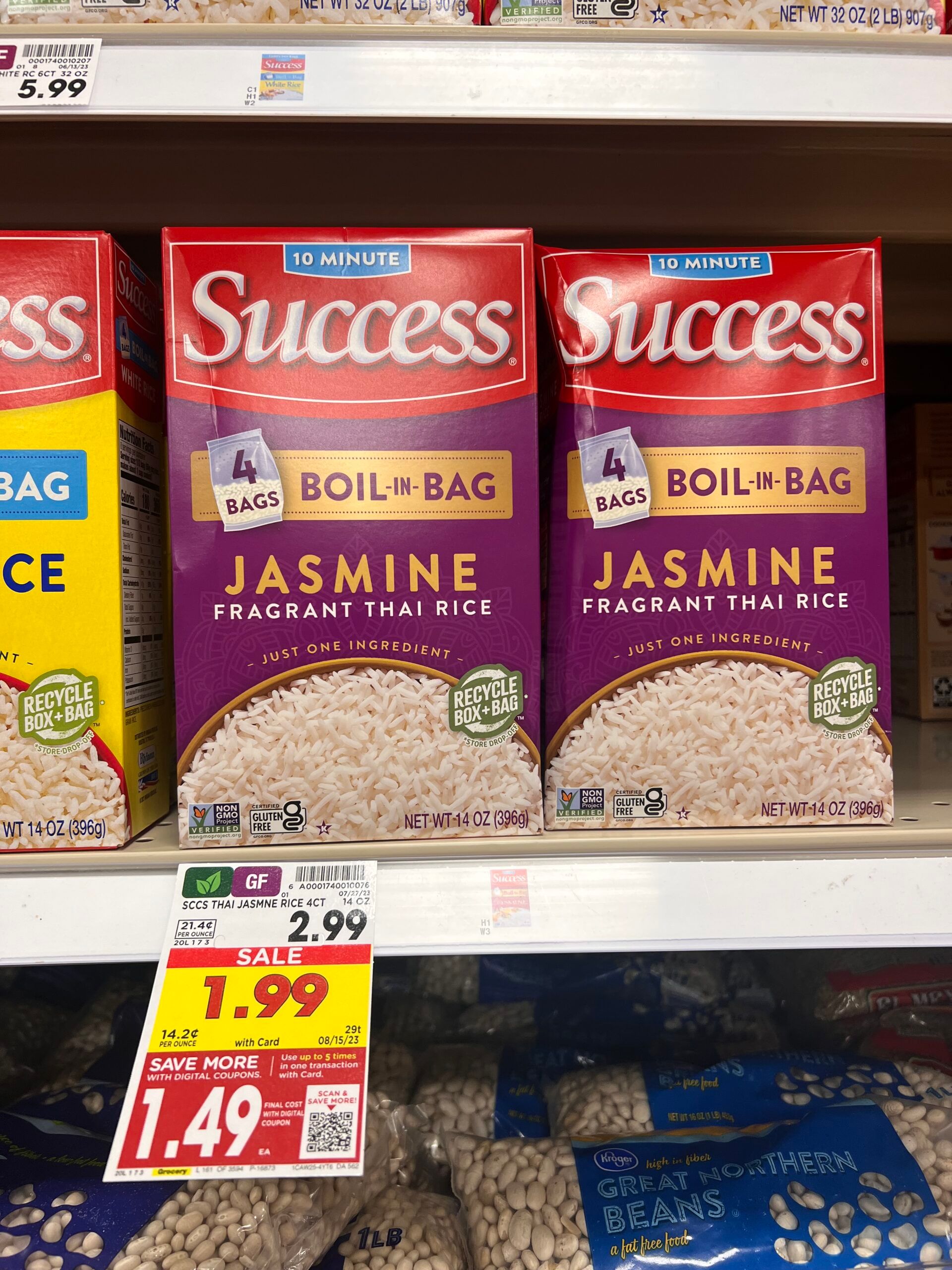 success rice kroger shelf image 2