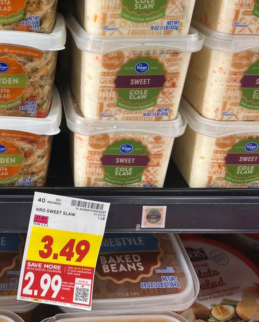 kroger coleslaw kroger shelf image