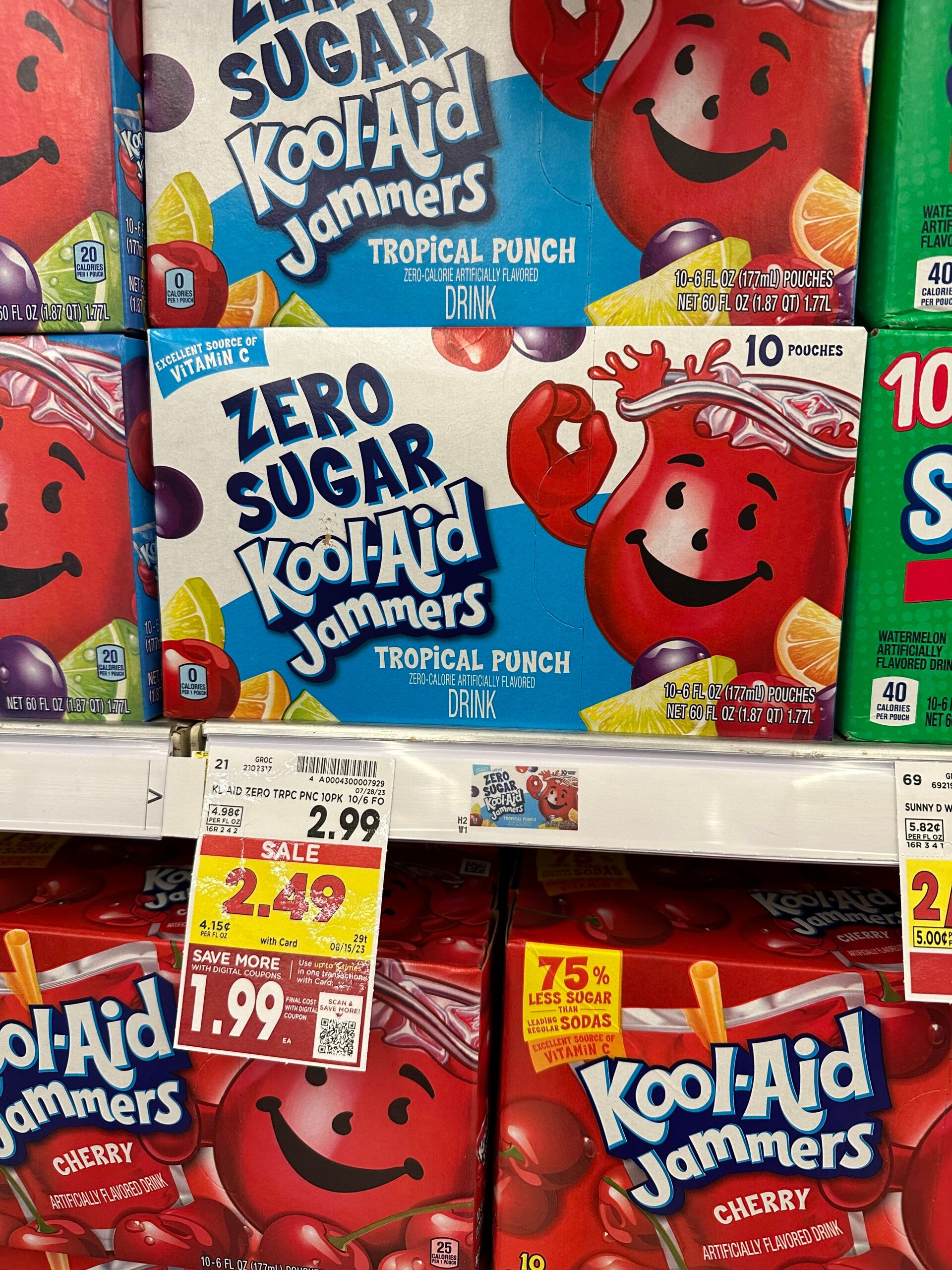 kool aid jammers kroger shelf image 1