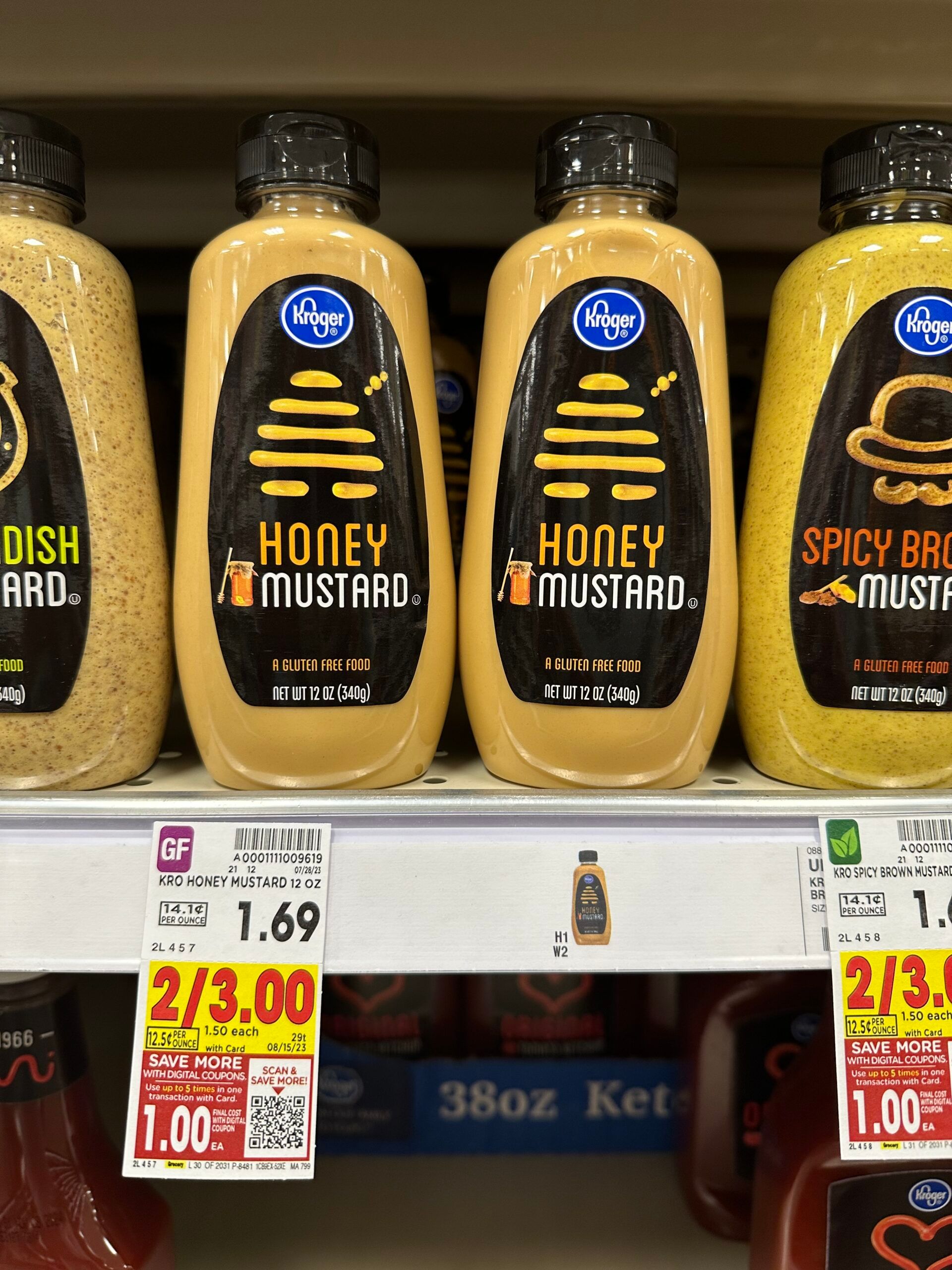 kroger mustard kroger shelf image 2