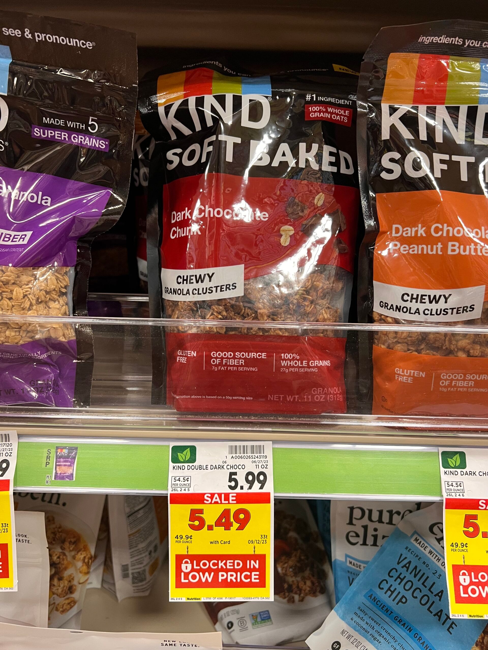 kind soft baked granola kroger shelf image 2